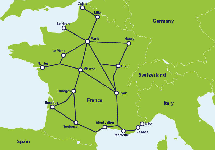 French Railway Network