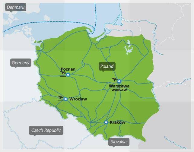 Polish Railway Network