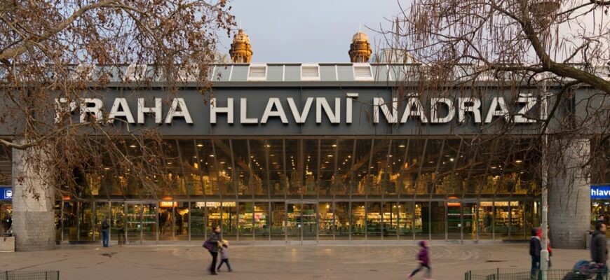 Prague main railway station